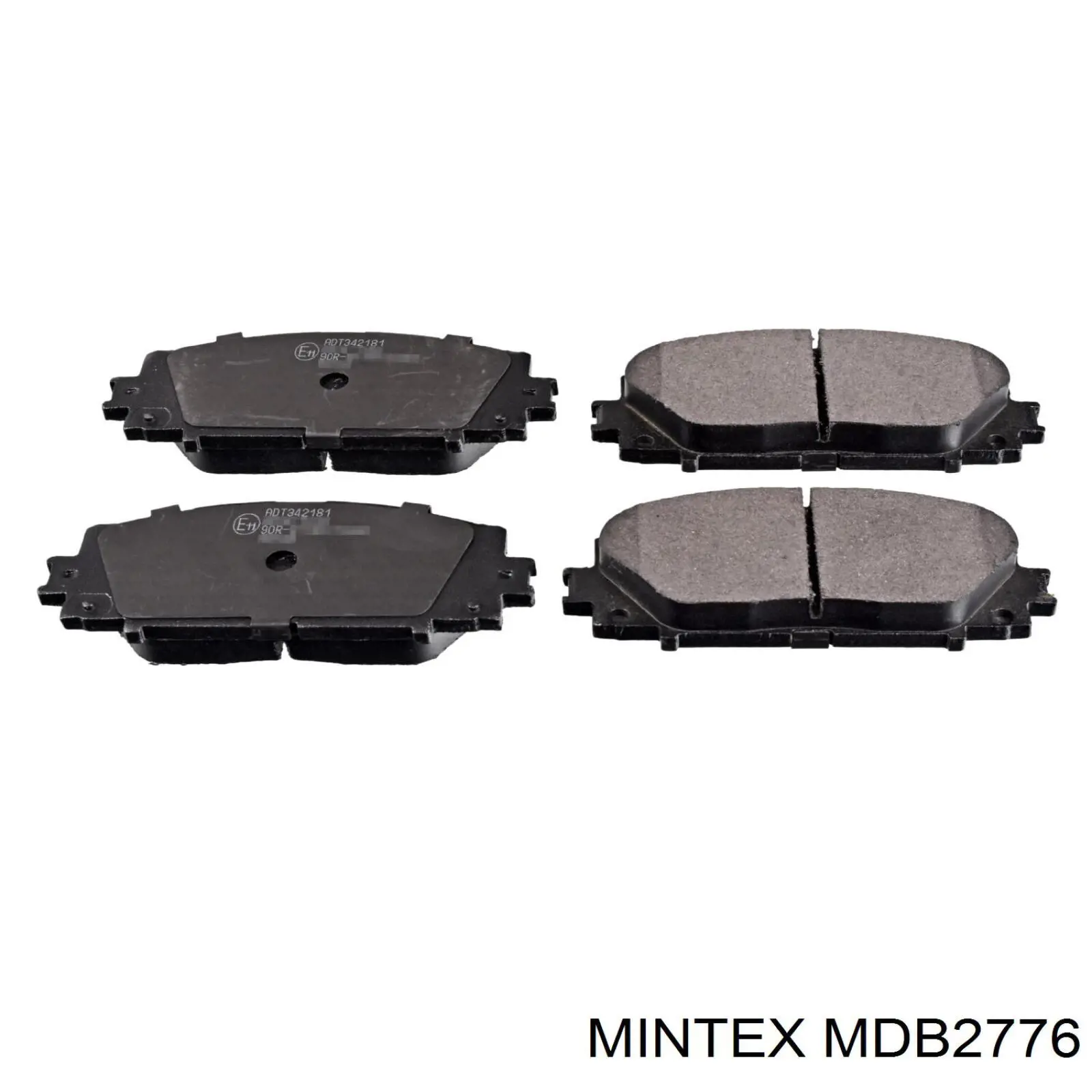 Гальмівні колодки Mintex MDB2776 ціна, від 30.77 USD