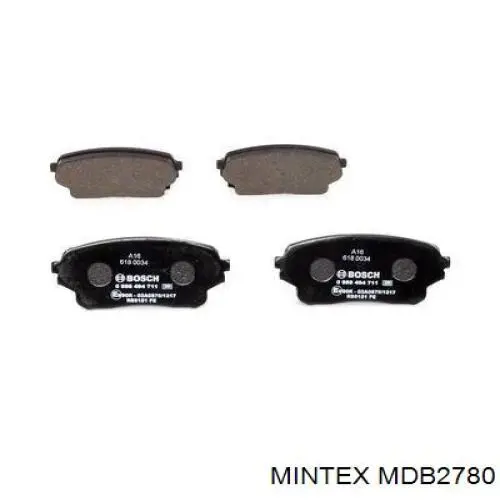 Гальмівні колодки Mintex MDB2780 ціна, від 21.82 USD