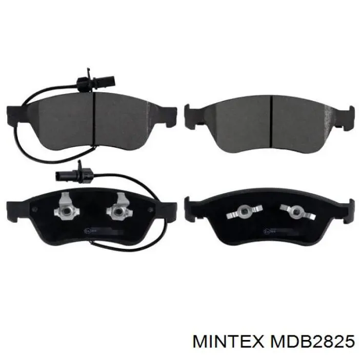 MDB2825 Mintex колодки гальмівні передні, дискові