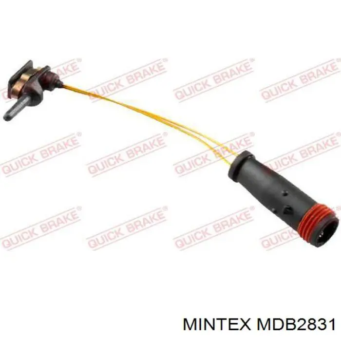 MDB2831 Mintex колодки гальмівні передні, дискові
