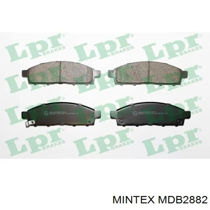 Купити MDB2882 Mintex Колодки гальмівні передні, дискові