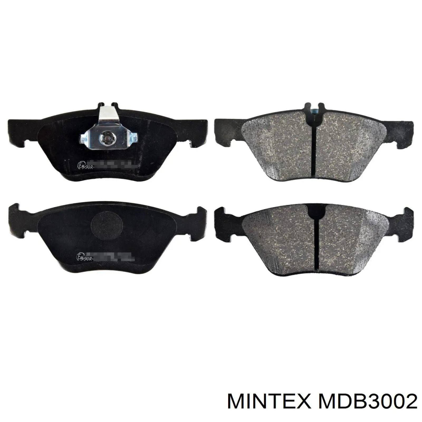 MDB3002 Mintex колодки гальмівні передні, дискові