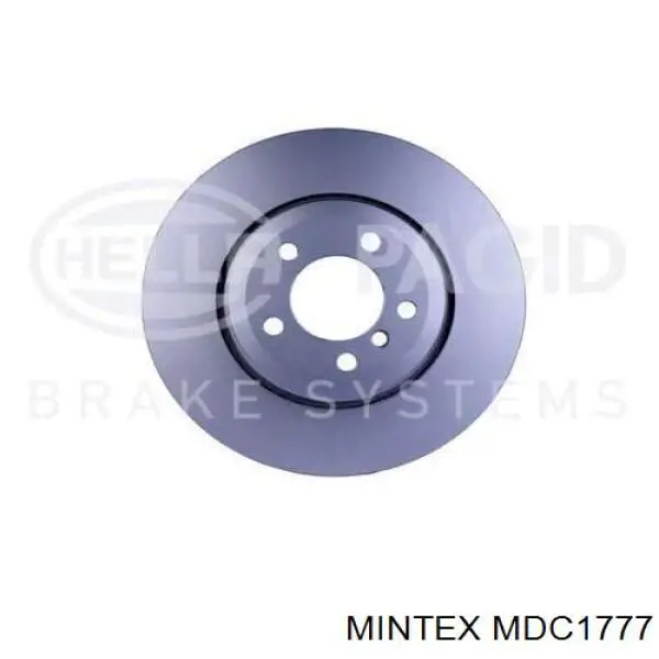 Диск гальмівний задній Mintex MDC1777