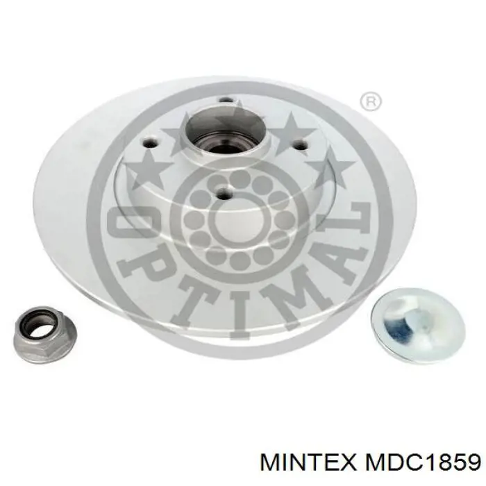 MDC1859 Mintex диск гальмівний задній