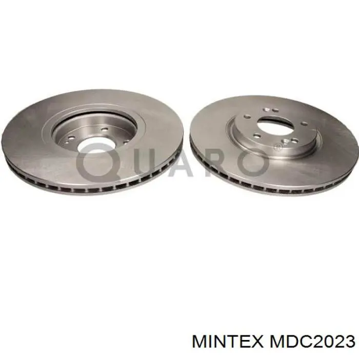 MDC2023 Mintex диск гальмівний передній