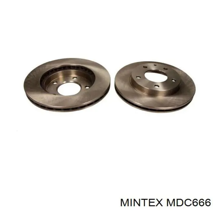 MDC666 Mintex диск гальмівний передній