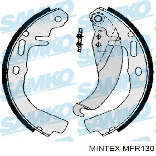 MFR130 Mintex колодки гальмові задні, барабанні