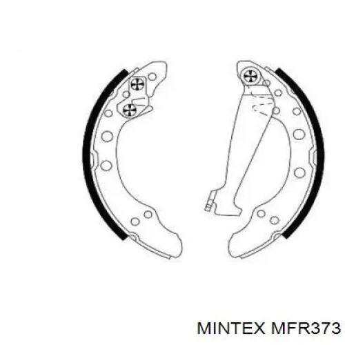 MFR373 Mintex колодки гальмові задні, барабанні