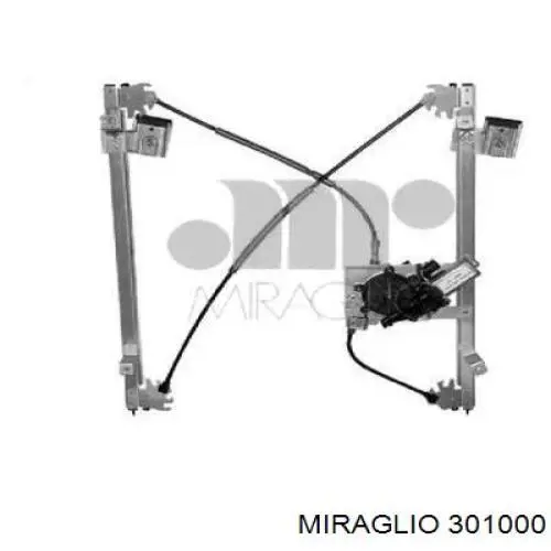 Склопідйомник з електродвигуном Miraglio 301000 ціна, від 56.24 USD