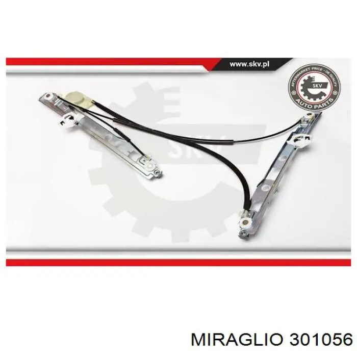 Склопідйомник з електродвигуном Miraglio 301056 ціна, від 44.12 USD
