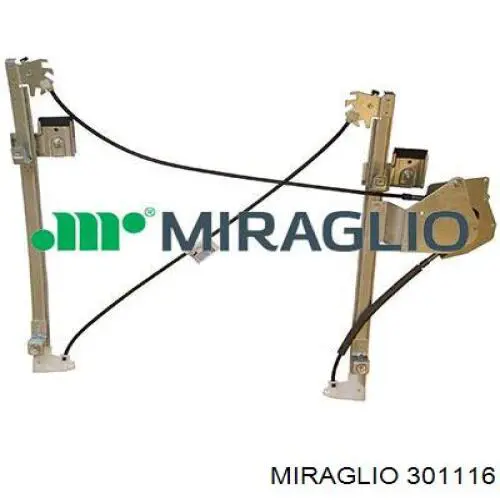 301116 Miraglio механізм склопідіймача двері передньої, правої