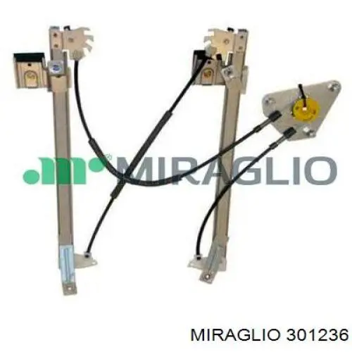 301236 Miraglio механізм склопідіймача двері передньої, правої