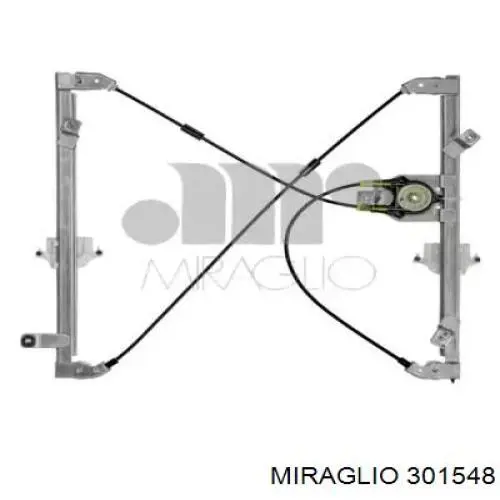 Механізм склопідіймача дверей передніх, правих Miraglio 301548 ціна, від 30.89 USD