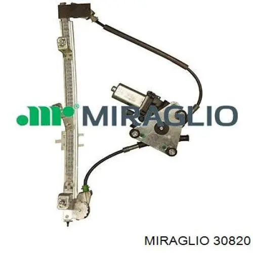 30820 Miraglio механізм склопідіймача двері передньої, лівої