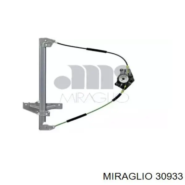 30933 Miraglio механізм склопідіймача двері передньої, правої