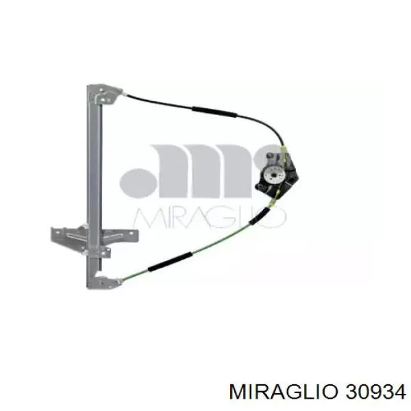 Склопідйомник з електродвигуном Miraglio 30934 ціна, від 31.67 USD