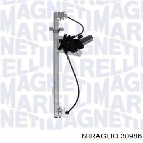 30986 Miraglio механізм склопідіймача двері передньої, лівої