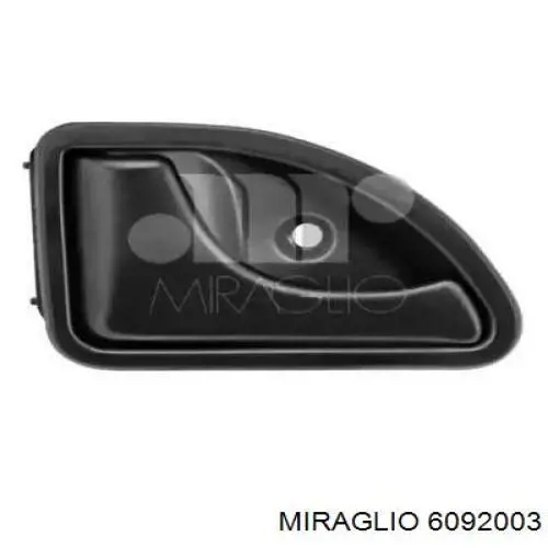 Ручка передньої двері внутрішня права Miraglio 6092003 ціна, від 4.15 USD