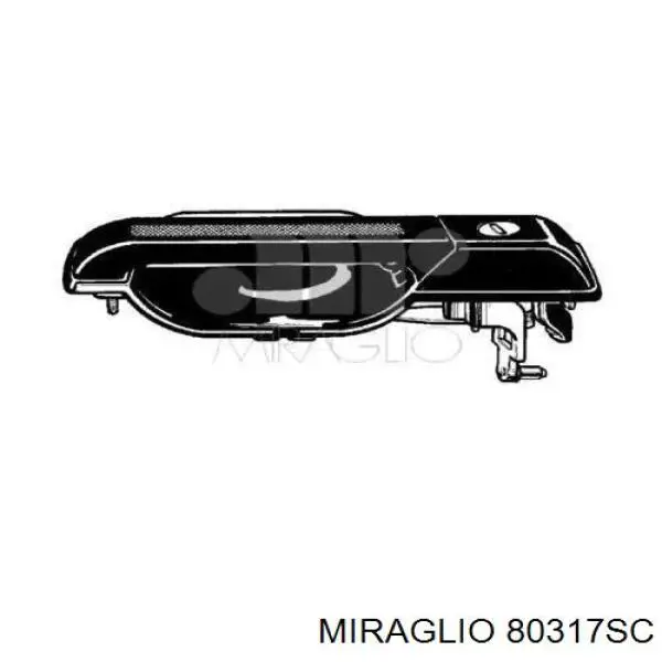 46401015 Fiat/Alfa/Lancia ручка передньої двері зовнішня ліва