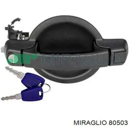 Купити 80503 Miraglio Ручка задньої (двостулкової) двері ліва зовнішня