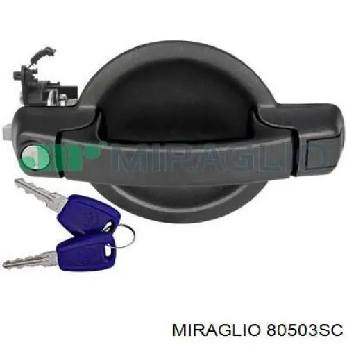 Купити 80503SC Miraglio Ручка задньої (двостулкової) двері ліва зовнішня