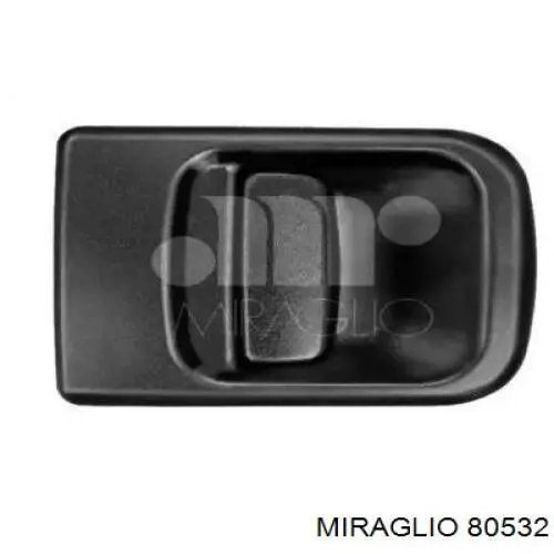 Ручка задньої (двостулкової) двері права зовнішня Miraglio 80532 ціна, від 11.81 USD