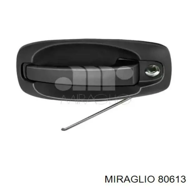 Ручка двері бічної/зсувної зовнішня ліва Miraglio 80613 ціна, від 23.03 USD