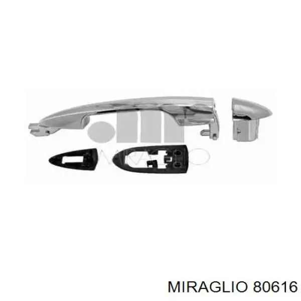 Ручка передньої двері зовнішня права Magneti Marelli 350105022000 ціна, від 37.16 USD