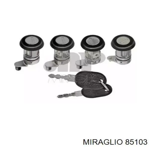 Личинки замків, комплект Miraglio 85103 ціна, від 43.53 USD