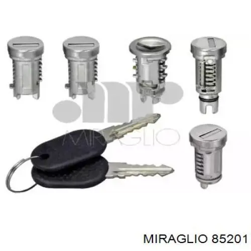 Личинки замків, комплект Miraglio 85201 ціна, від 32.44 USD