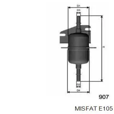 Купити E105 Misfat Фільтр-відстійник палива грубої очистки