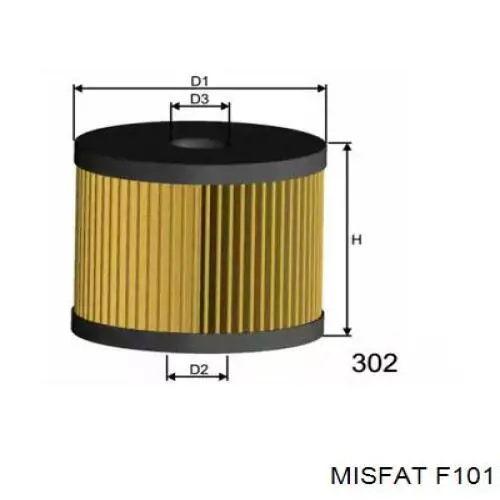 Паливний фільтр F101 Misfat