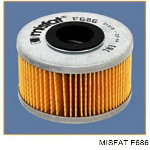 F686 Misfat фільтр паливний