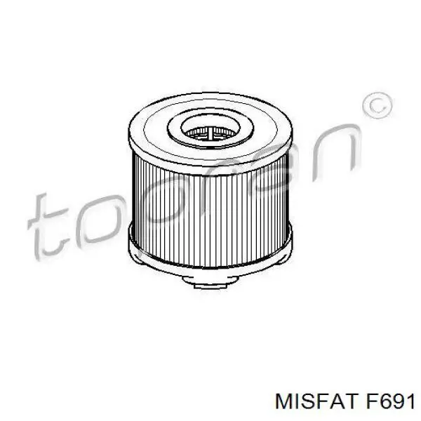 F691 Misfat Фільтр палива