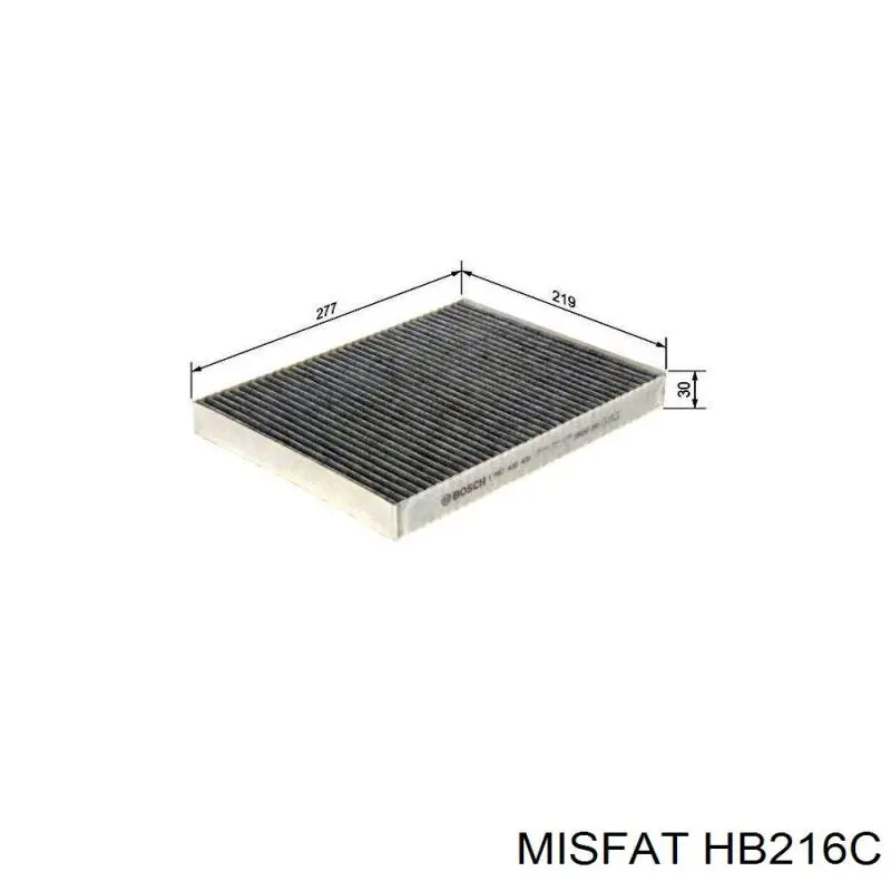 Фільтр повітряний обігрівача Misfat HB216C ціна, від 9.93 USD