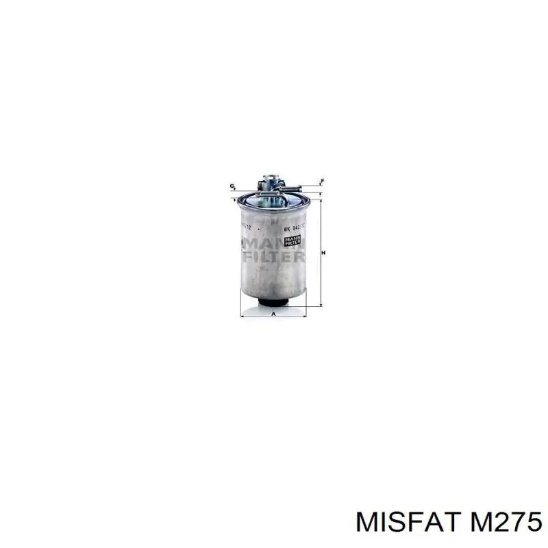 Фільтр тонкого очищення палива Misfat M275 ціна, від 14.08 USD