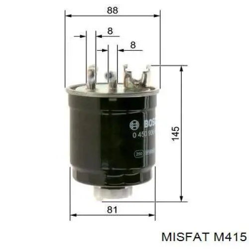 M415 Misfat Фільтр палива