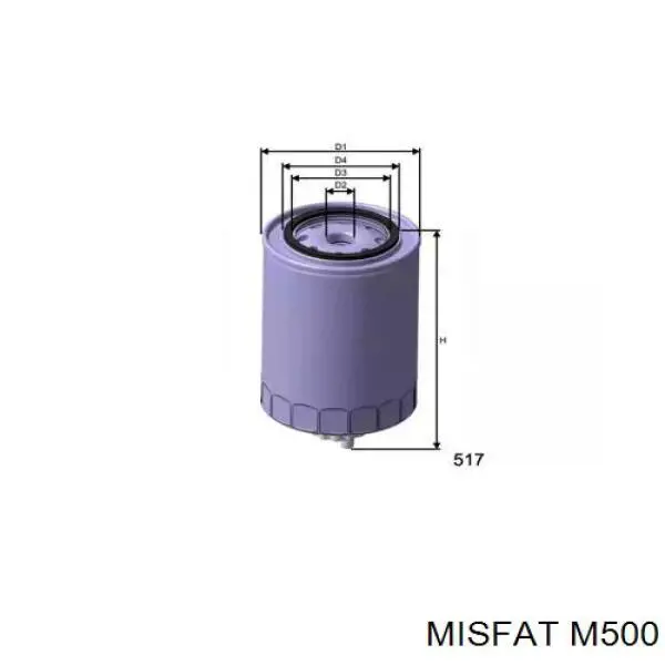 Купити M500 Misfat Фільтр-відстійник палива грубої очистки