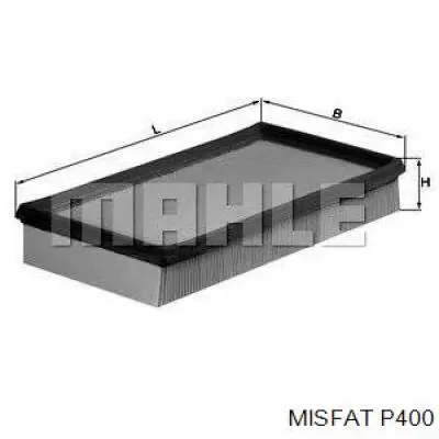 Купити P400 Misfat Автомобільний фільтр повітря