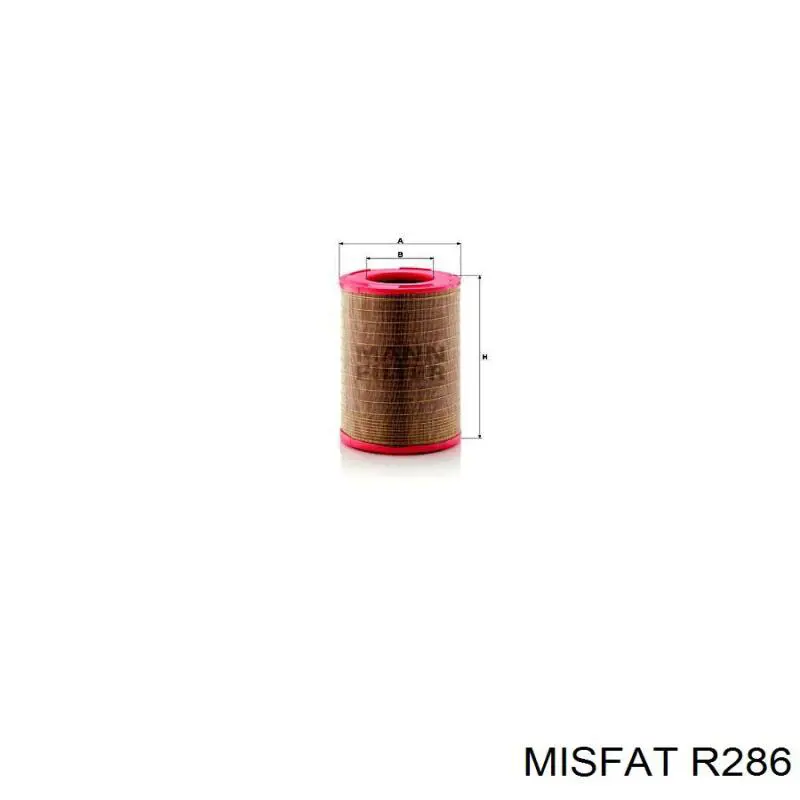 R286 Misfat фільтр повітряний