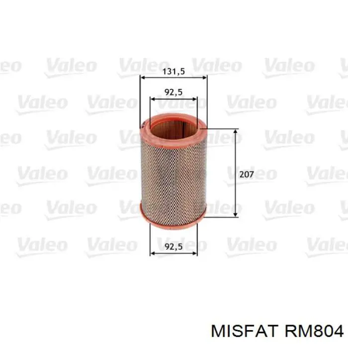 RM804 Misfat фільтр повітряний