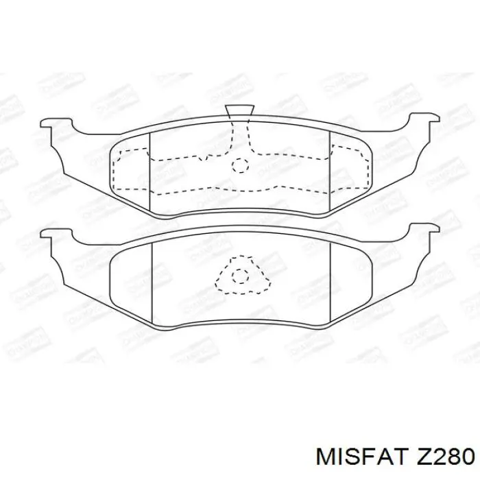 Фільтр масляний Misfat Z280