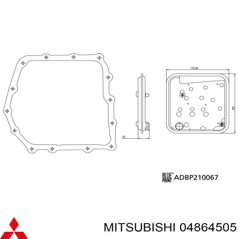 Фільтр АКПП 04864505 Mitsubishi