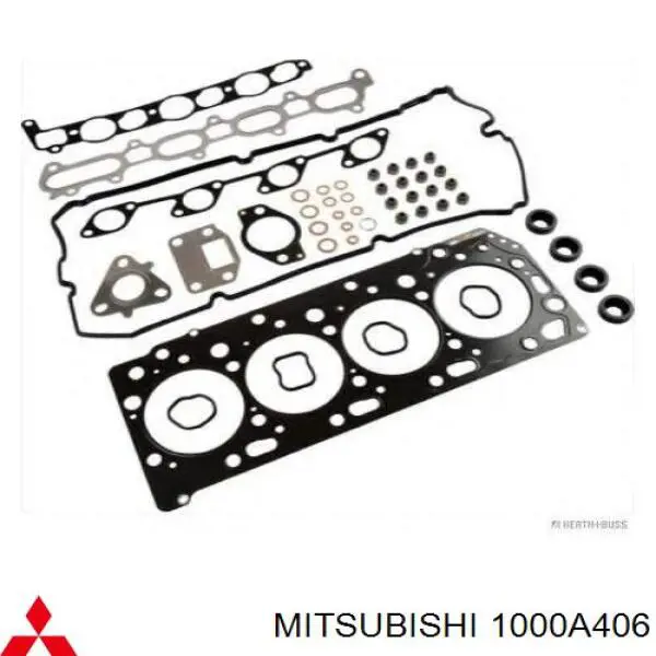 1000A406 Mitsubishi комплект прокладок двигуна, верхній