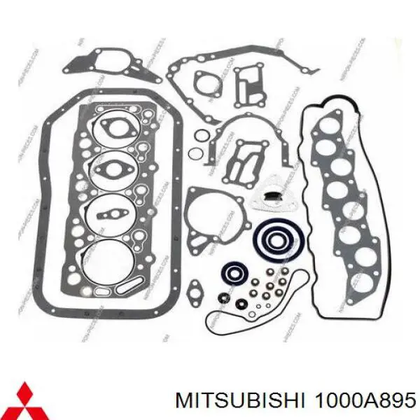 MD997233 Mitsubishi комплект прокладок двигуна, повний