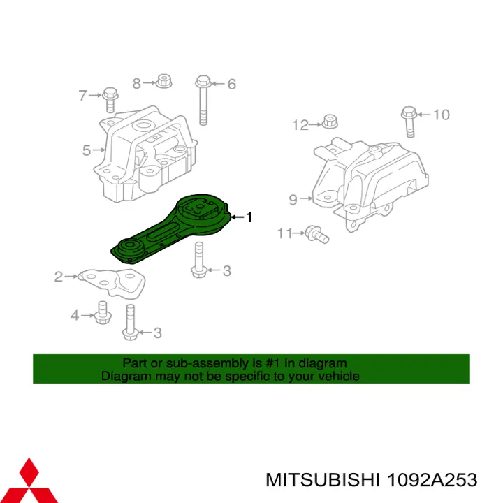 1092A253 Mitsubishi 