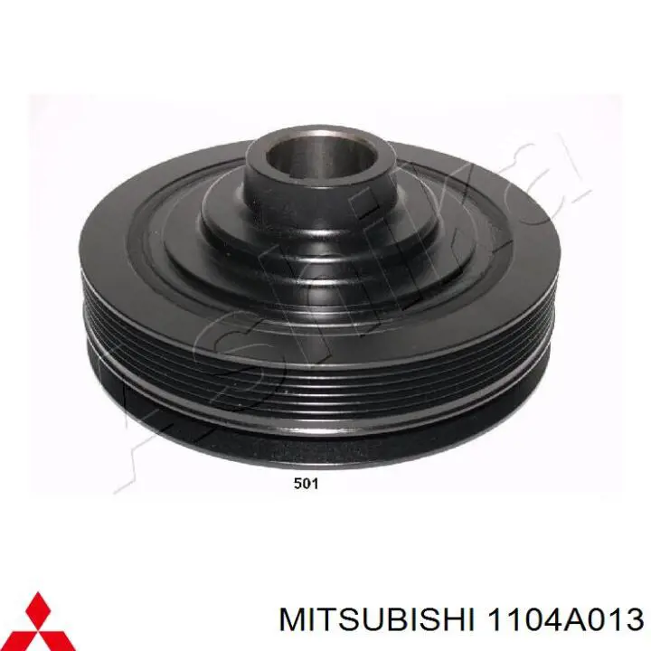 Шків колінвала (демпфер ) Mitsubishi 1104A013 ціна, від 38.01 USD