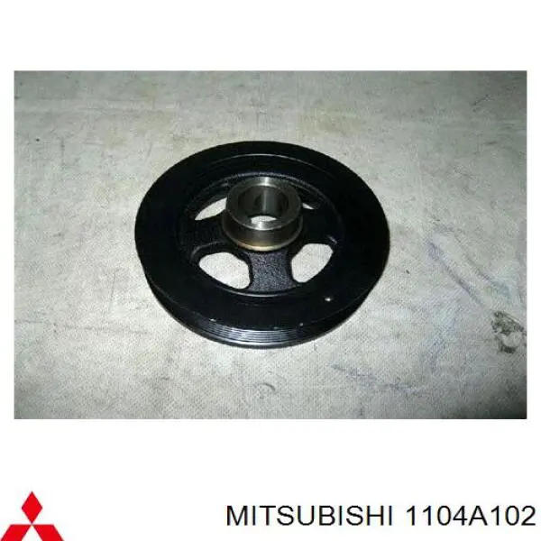 Шків колінвала (демпфер ) Mitsubishi 1104A102 ціна, від 43.34 USD