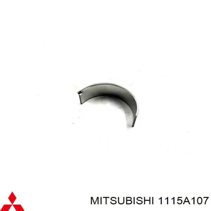 1115A107 Mitsubishi вкладиші колінвала, шатунні, комплект, 2-й ремонт (+0,50)