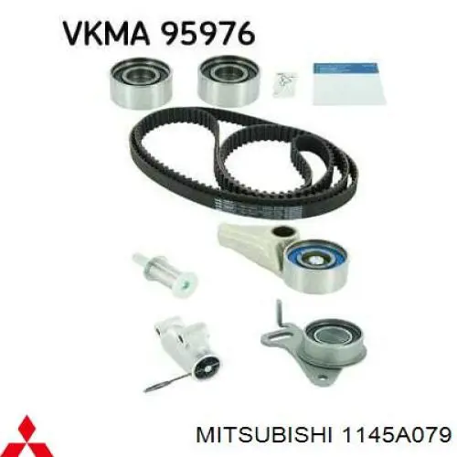 Ролик натяжителя ременя газорозподілу Mitsubishi 1145A079 ціна, від 56.46 USD
